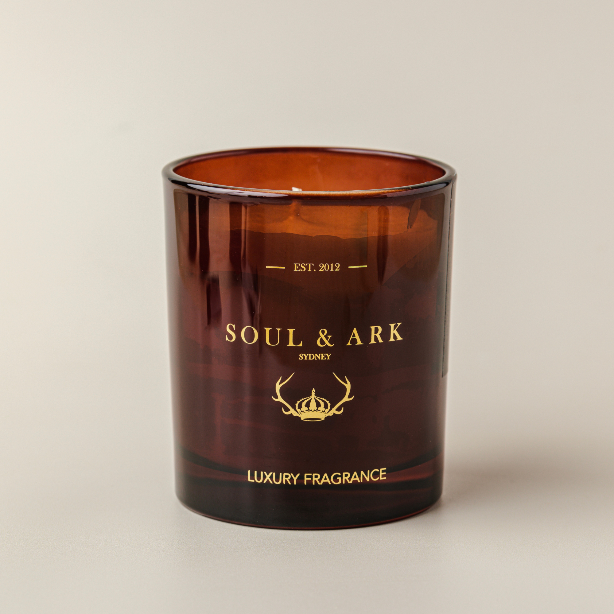 Amber Soy Glass Candle