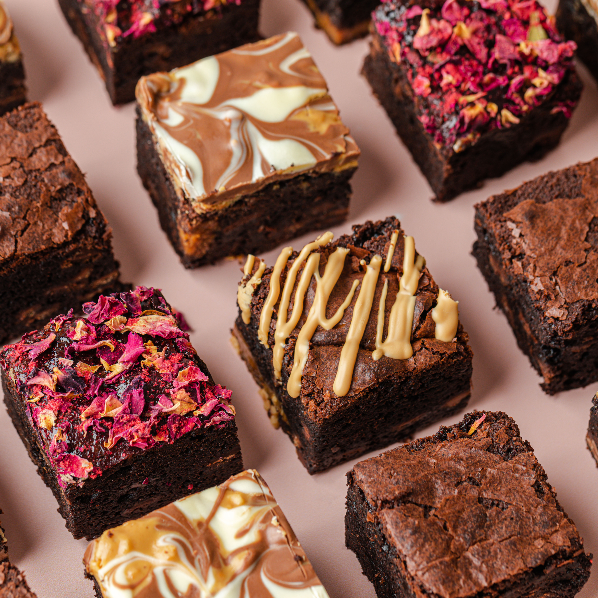 Assorted Brownies 25 Pack Gift Box