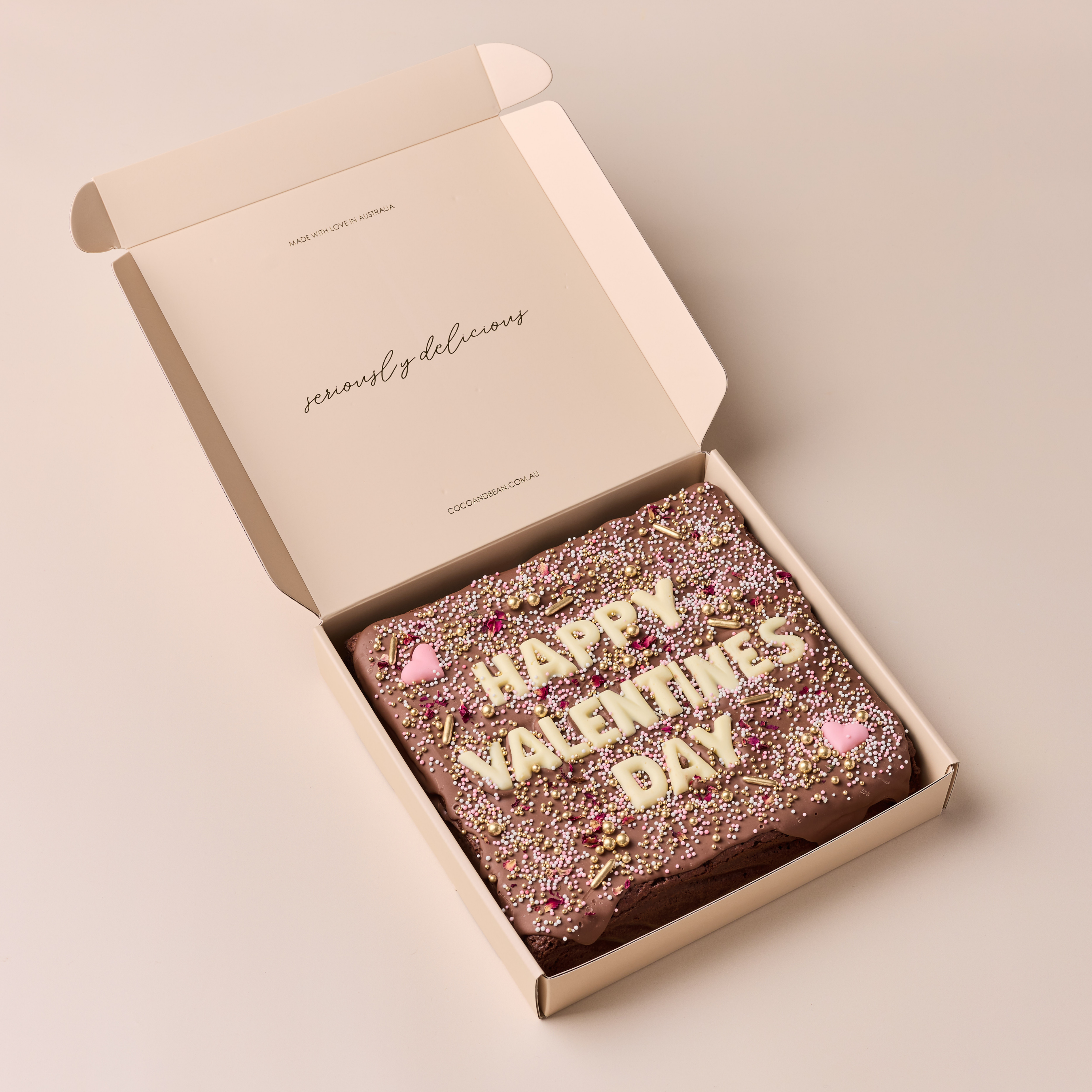 Large Personalised Brownie