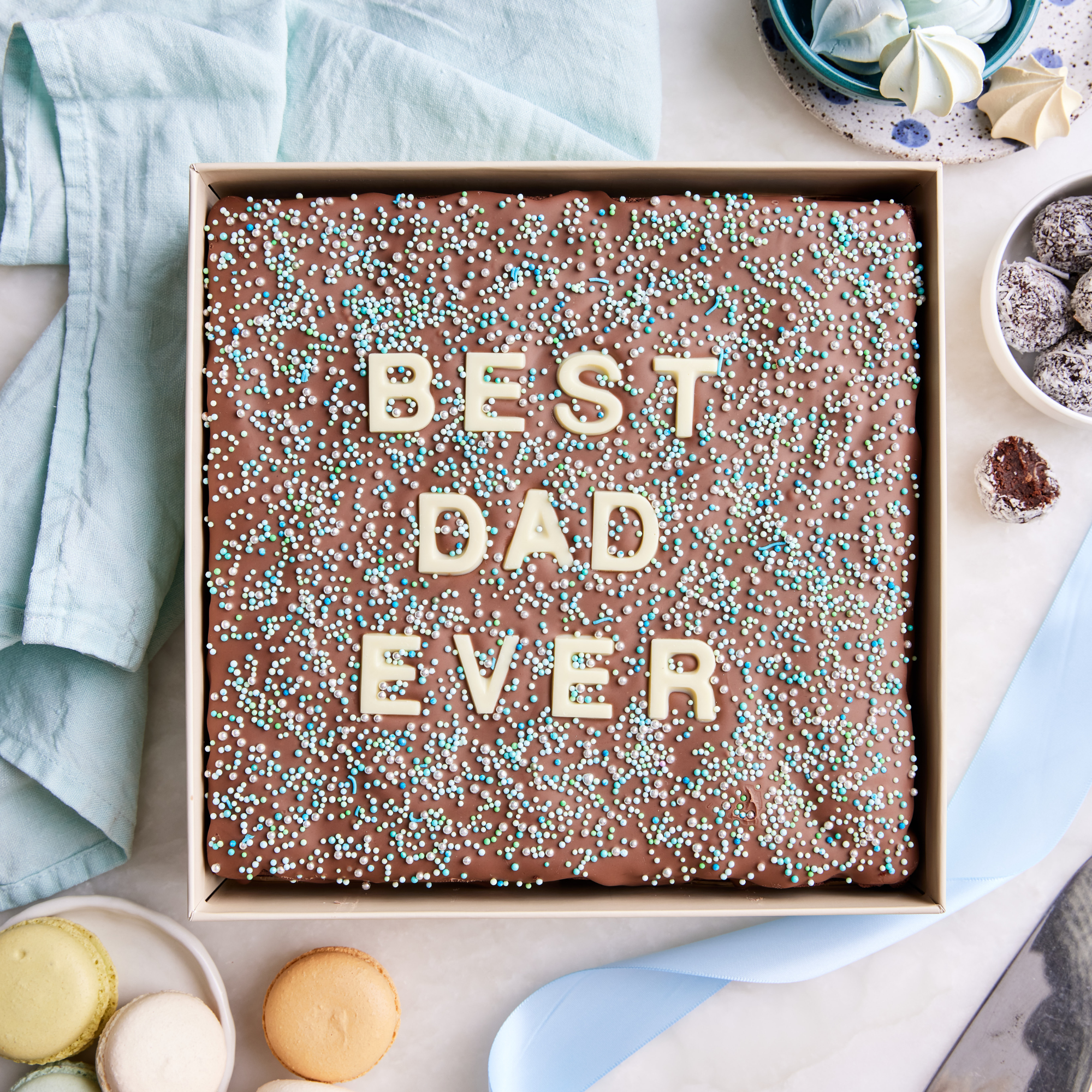 Large Personalised Brownie