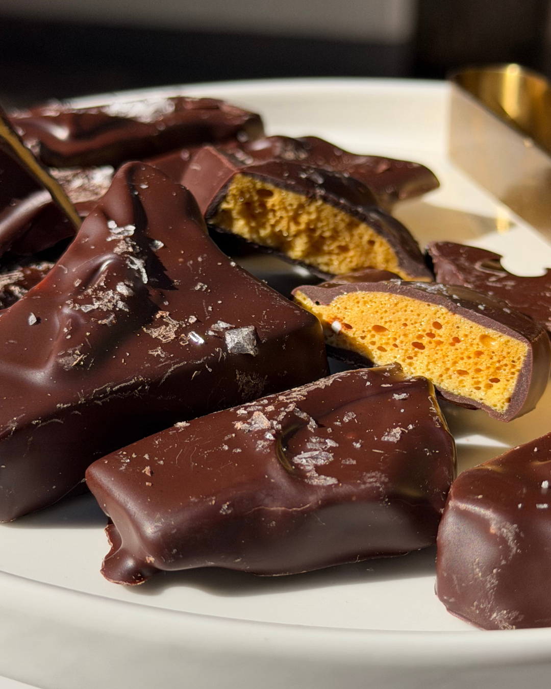 Belgian Chocolate Honeycomb