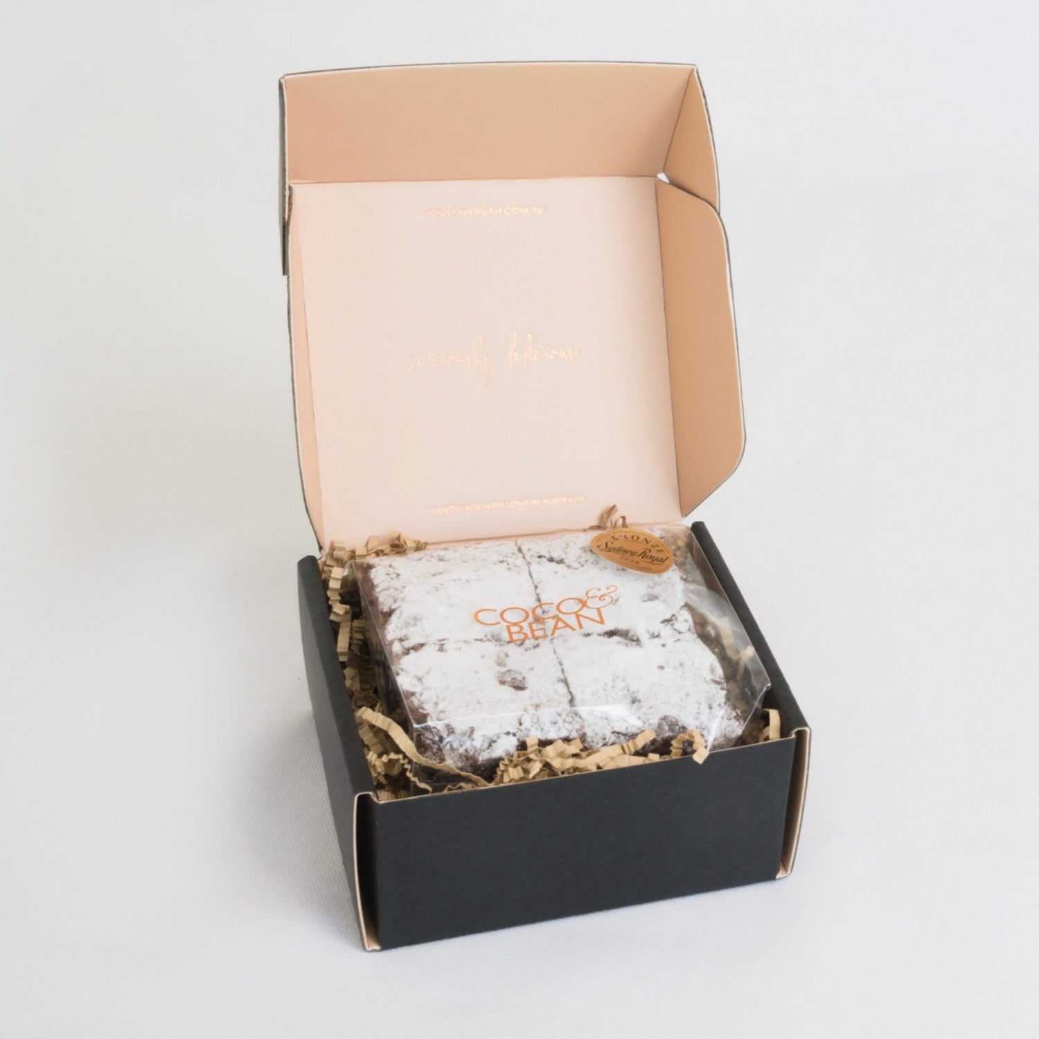 Chocolate Brownies 4 Pack Gift Box