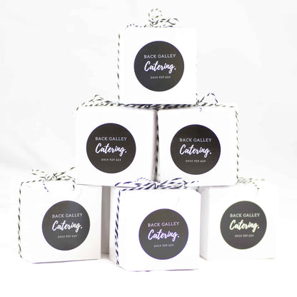 corporate events thank you gifts belgian chcolate brownies