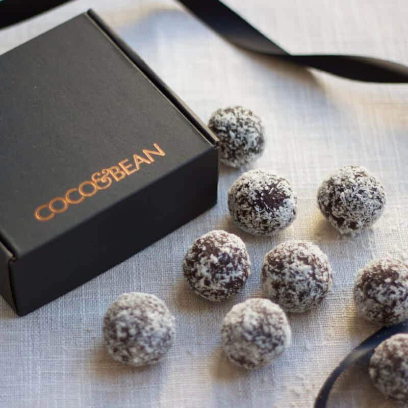 chocolate rum ball