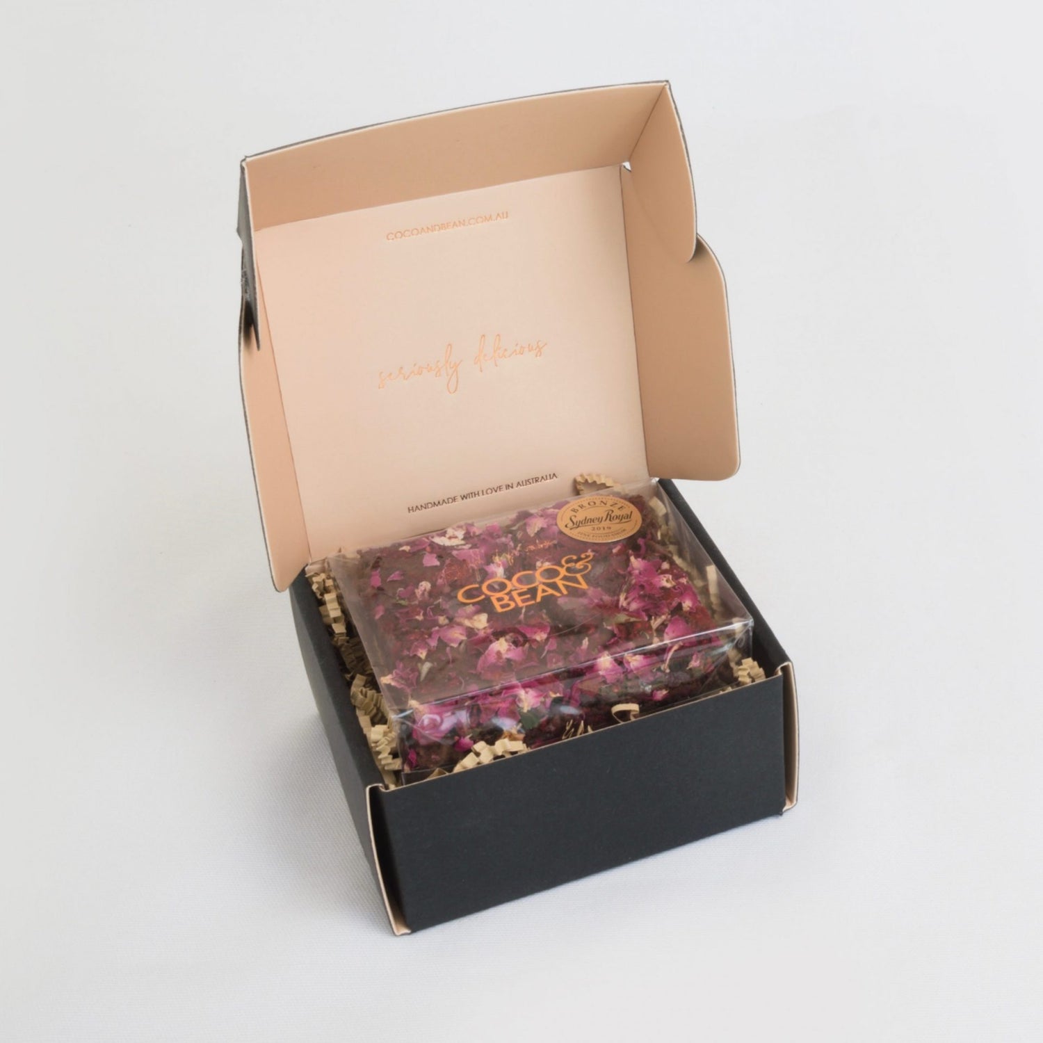 Raspberry Rose Chocolate Brownies 4 pack