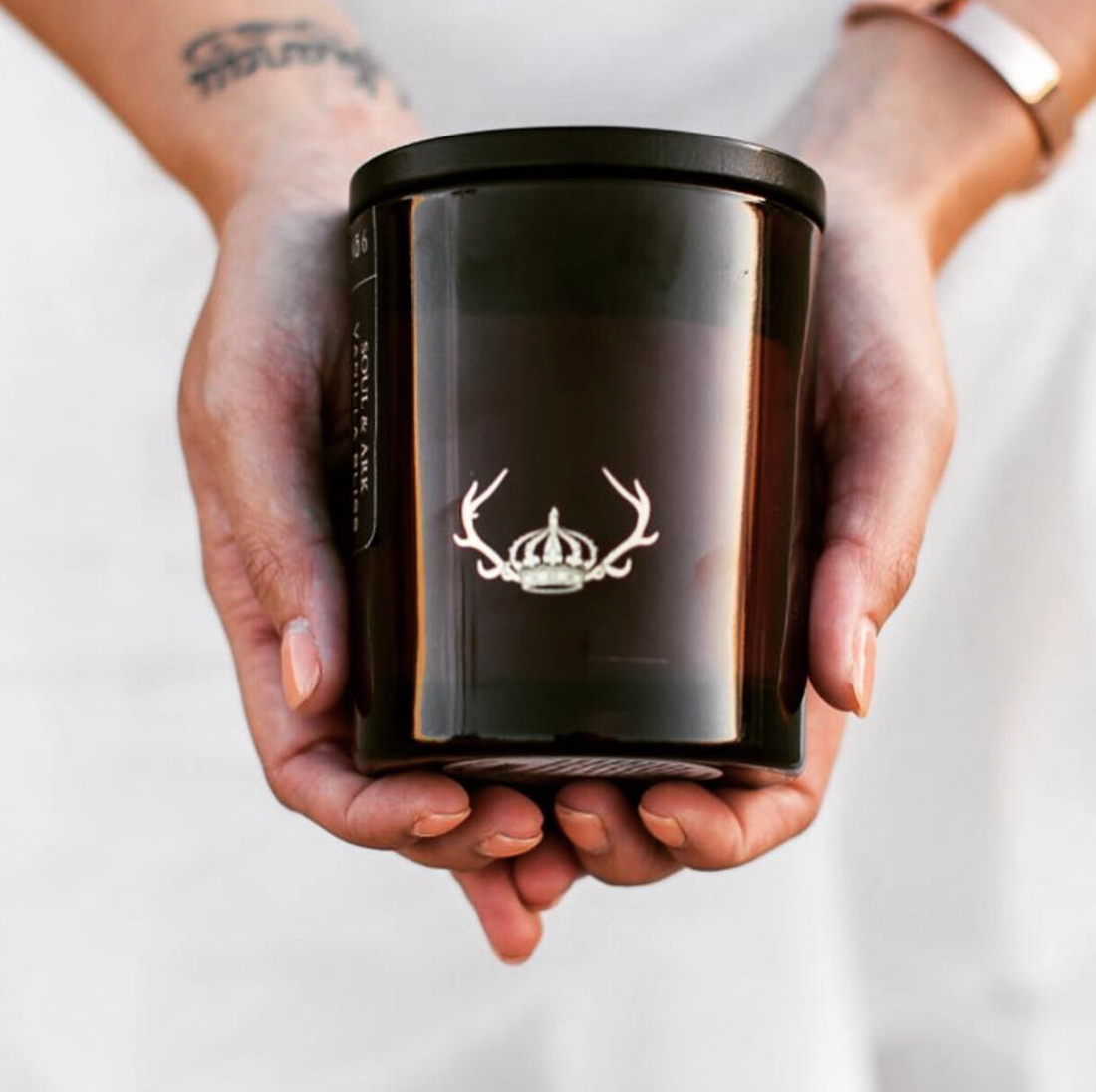 Soul &amp; Ark Amber Soy Glass Candle